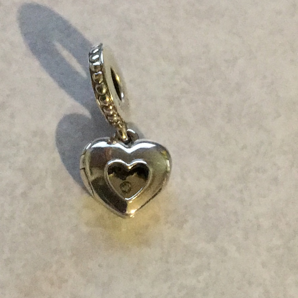 Pandora heart locket dangle 2017 club charm